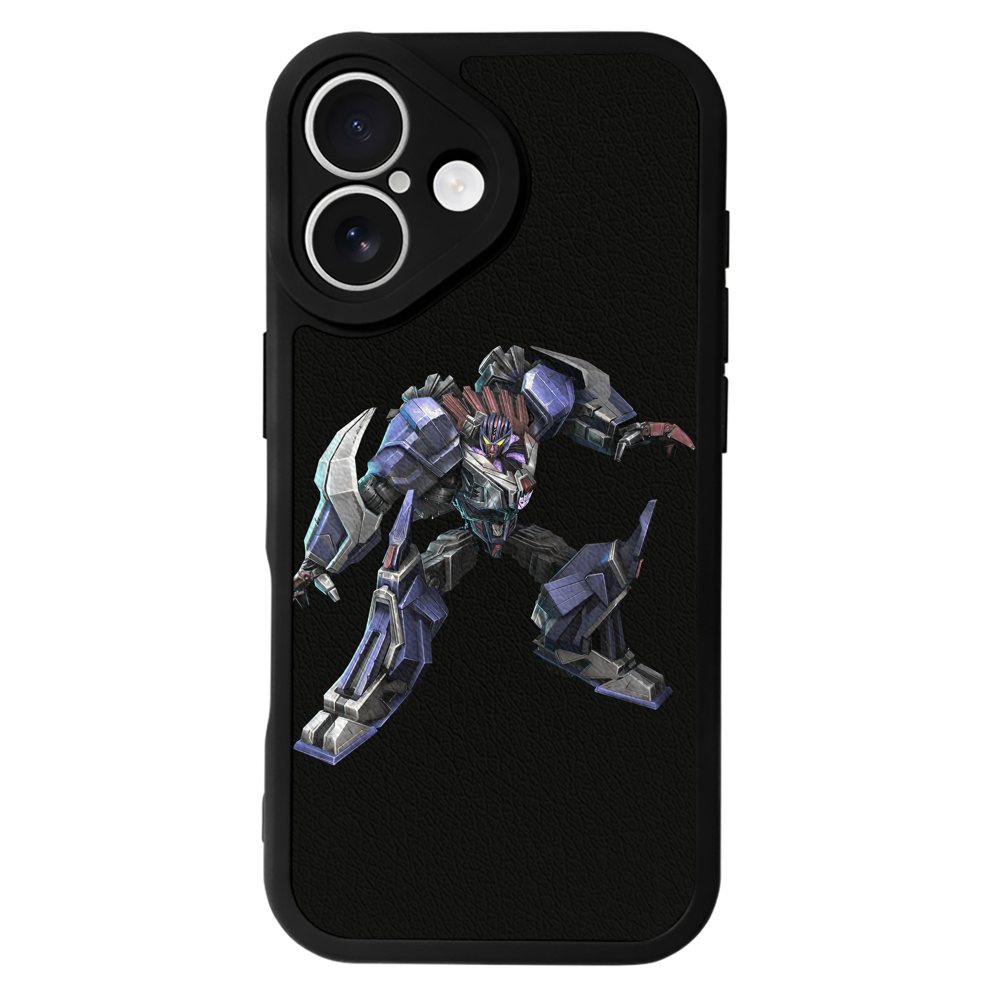 （画像用） Transformers トランスフォーマー 【iPhone 16シリーズ対応】シリコンスマホケース（レザー調） 材質：シリコン